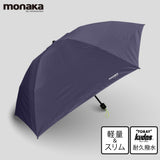 monaka / 超軽量 雨傘 折りたたみ傘 メンズ 男女兼用