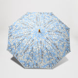 【受注生産】EMILY BURNINGHAM / 遮光 折りたたみ傘 晴雨兼用 UVカット トップレス 55cm 日本製