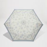 JUVIA / 雨傘 折りたたみ傘 耐風傘 コンパクト 55cm クロスラインドット