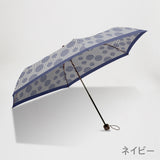 JUVIA / 雨傘 折りたたみ傘 耐風傘 コンパクト 55cm クロスラインドット