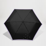 JUVIA / 雨傘 折りたたみ傘 耐風傘 コンパクト 55cm 星プリント