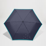 JUVIA / 雨傘 折りたたみ傘 耐風傘 コンパクト 55cm 星プリント