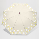 JUVIA / 雨傘 長傘 回転傘 グラスファイバー ジャンプ 60cm フラワープリント