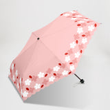 JUVIA / 雨傘 折りたたみ傘 耐風傘 コンパクト 55cm フラワープリント