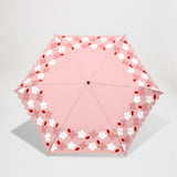 JUVIA / 雨傘 折りたたみ傘 耐風傘 コンパクト 55cm フラワープリント