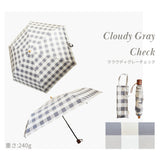 Lueur / 日傘 折りたたみ傘 3段 遮光率100% UVカット99.9% 晴雨兼用 レディース傘 ミニ 大きめサイズ