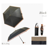 Lueur / 日傘 折りたたみ傘 3段 遮光率100% UVカット99.9% 晴雨兼用 レディース傘 ミニ 大きめサイズ