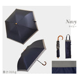 Lueur / 日傘 折りたたみ傘 遮光率100% UVカット99.9% 晴雨兼用 レディース傘 トップレス くるっとポン