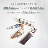 Lueur / 日傘 折りたたみ傘 3段 遮光率100% UVカット99.9% 晴雨兼用 レディース傘 ミニ 大きめサイズ