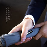 【たたみやすい折傘】形態安定 自動開閉 雨傘 折りたたみ傘 メンズ すぐにたためる 形状記憶型