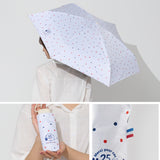 リサとガスパール / 25周年限定 / 日傘 1級遮光 UVカット 晴雨兼用 折たたみ傘 5段ミニ傘