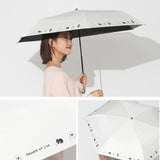 リサとガスパール / 日傘 1級遮光 UVカット 晴雨兼用 折たたみ傘 ラクミニ 3段折