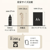 リサとガスパール / 日傘 1級遮光 UVカット 晴雨兼用 折たたみ傘 ラクミニ 3段折