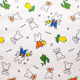 miffy ミッフィー/ エコバッグ Mサイズ 70周年 ナインチェ柄 撥水 レインエコバッグ 買い物バッグ
