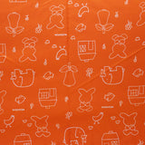 miffy ミッフィー/ エコバッグ 70周年 ナインチェ柄 撥水 レインエコバッグ 買い物バッグ