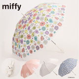 miffy ミッフィー / 長傘 ビニール傘 雨傘 ミッフィー顔型手元 レディース傘