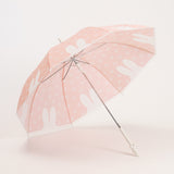 miffy ミッフィー / 長傘 ビニール傘 雨傘 ミッフィー顔型手元 レディース傘