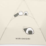 なんでもいきもの / よこみぞゆり 折りたたみ傘 雨傘 ミニ コンパクト 軽量 耐風 のりおにぎり