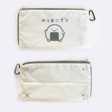 なんでもいきもの / よこみぞゆり 折りたたみ傘 雨傘 ミニ コンパクト 軽量 耐風 のりおにぎり