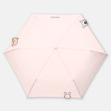 なんでもいきもの / よこみぞゆり 折りたたみ傘 1級遮光 UVカット レディース傘 晴雨兼用 ミニ コンパクト