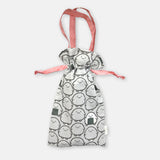 なんでもいきもの / よこみぞゆり 折りたたみ傘 雨傘 ミニ コンパクト 軽量 耐風 巾着袋