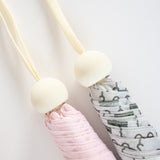 なんでもいきもの / よこみぞゆり 折りたたみ傘 雨傘 ミニ コンパクト 軽量 耐風 巾着袋