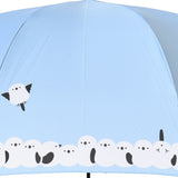 pitori「シマエナガ」/ レディース傘 雨傘 長傘 グラスファイバー