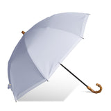東レ サマーシールドⅡⓇ/ 晴雨兼用 日傘 オーガンジー切り継ぎ 2wayタイプ 2段折 折りたたみ傘 親骨50cm 晴雨兼用傘 レディース傘