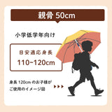 トミカとトム つむぱぱ 園児用 消防車 ショベルカー/ 子供用傘 40cm 45cm 50cm 雨傘 長傘 グラスファイバー