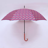 【50%OFFセール】pitori「鳥かくれんぼ」/ レディース傘 雨傘 長傘 耐風 グラスファイバー