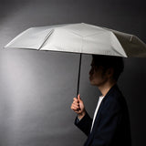 形態安定 晴雨兼用 日傘 手開き らくらく開閉 折りたたみ傘 親骨60cm 晴雨兼用傘 メンズ 男女兼用ピー)