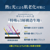 東レサマーシールドⅡⓇ / 晴雨兼用 遮光100％ 折りたたみ傘 遮光無地  親骨60ｃｍ UVカット100％ メンズ日傘 男女兼用 日傘