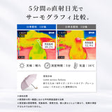 東レ サマーシールドⓇⅡ/ 晴雨兼用 日傘 ピコ刺繍 スマートタイプ 2段折 折りたたみ傘 親骨50cm 簡単開閉 晴雨兼用傘 レディース傘