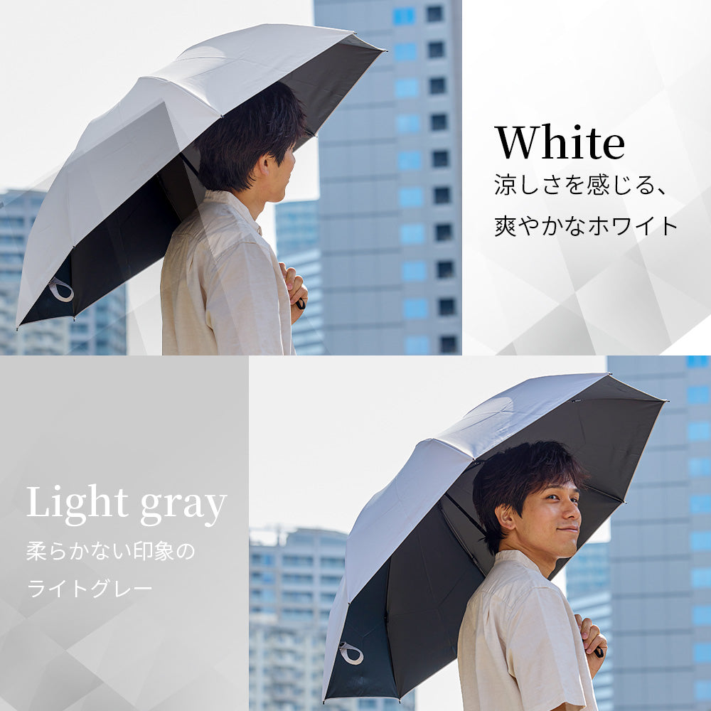 ★通電確認済み★ミニカム GIANT-700 iii ＋EQC2400#1435 monaka / 超軽量 日傘 折りたたみ傘 遮光無地 100％遮光 UVカット100