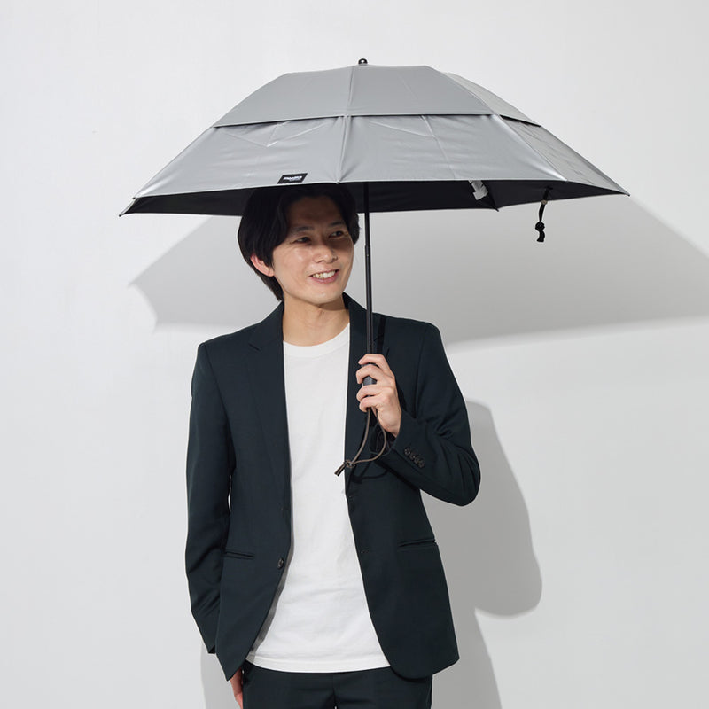 monaka / 風の抜ける傘 晴雨兼用 折りたたみ傘 日傘  男女兼用 シルバーコーティング 折りたたみ傘 晴雨兼用傘