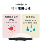 miffy ミッフィー / 子ども 晴雨兼用 日傘 ワンタッチジャンプ式 1級遮光 晴雨兼用 UVカット 長傘 モノトーンシリーズ