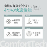 形態安定 晴雨兼用 日傘 自動開閉 折りたたみ傘 親骨50cm 晴雨兼用傘 レディース傘