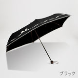 JUVIA / 雨傘 折りたたみ傘 耐風傘 コンパクト 55cm リボンプリント