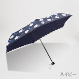JUVIA / 雨傘 折りたたみ傘 耐風傘 コンパクト 55cm フラワープリント