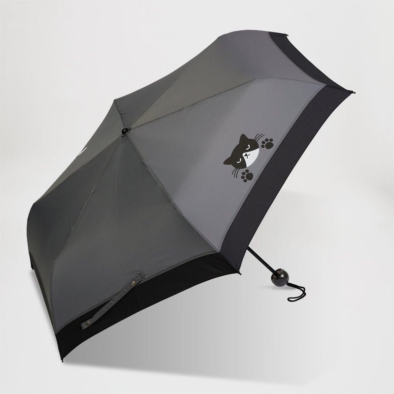 JUVIA / 雨傘 折りたたみ傘 耐風傘 コンパクト 55cm 猫