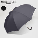 KENSHO ABE HOMME / 傘 ジャンプ 75cm 大きい 強力撥水 グラスファイバー 高密度生地