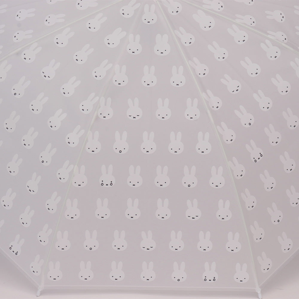 miffy ミッフィー / 長傘 ビニール傘 雨傘 ミッフィー顔型手元