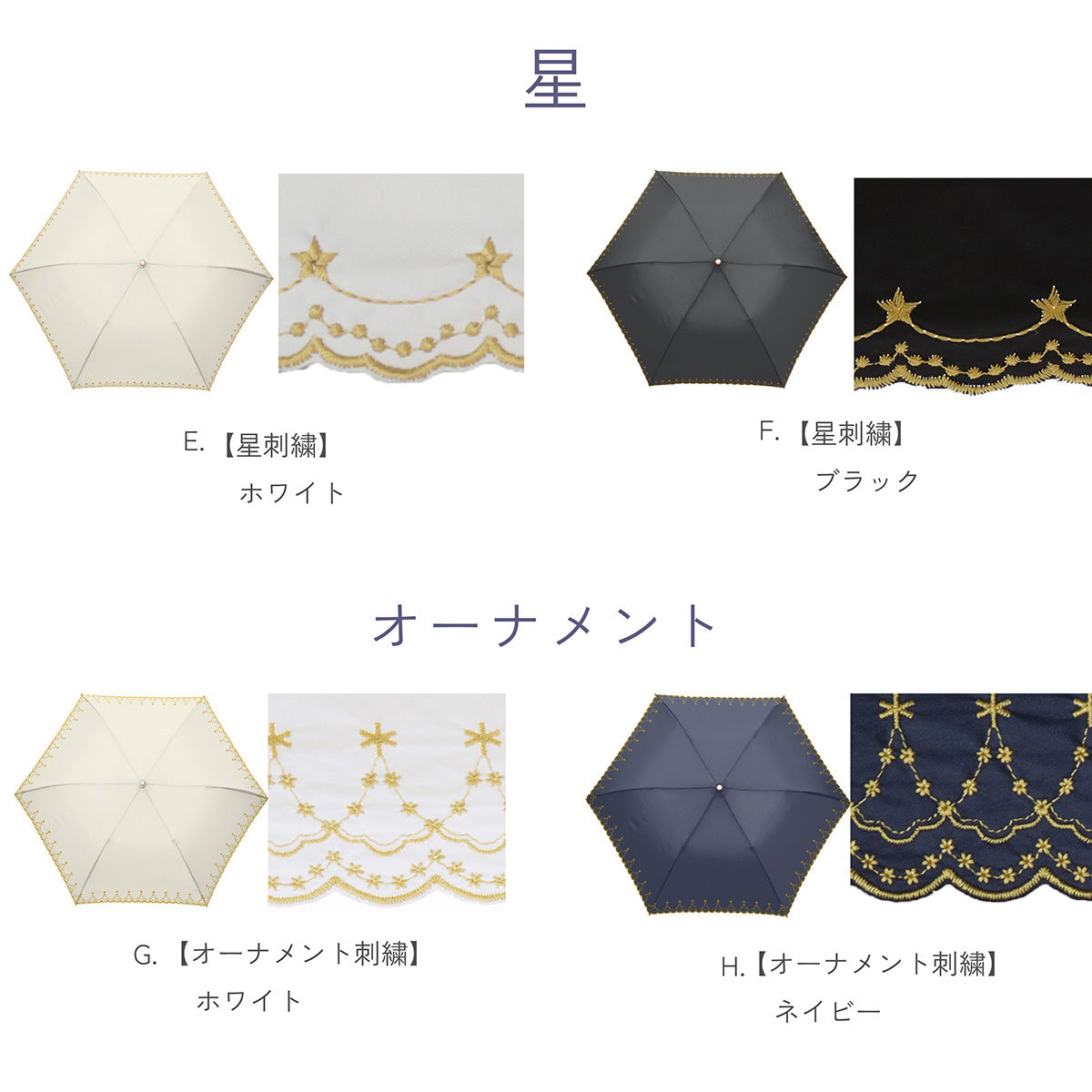 JUVIA / 日傘 折りたたみ傘 遮光率100% UVカット99.9% 晴雨兼用