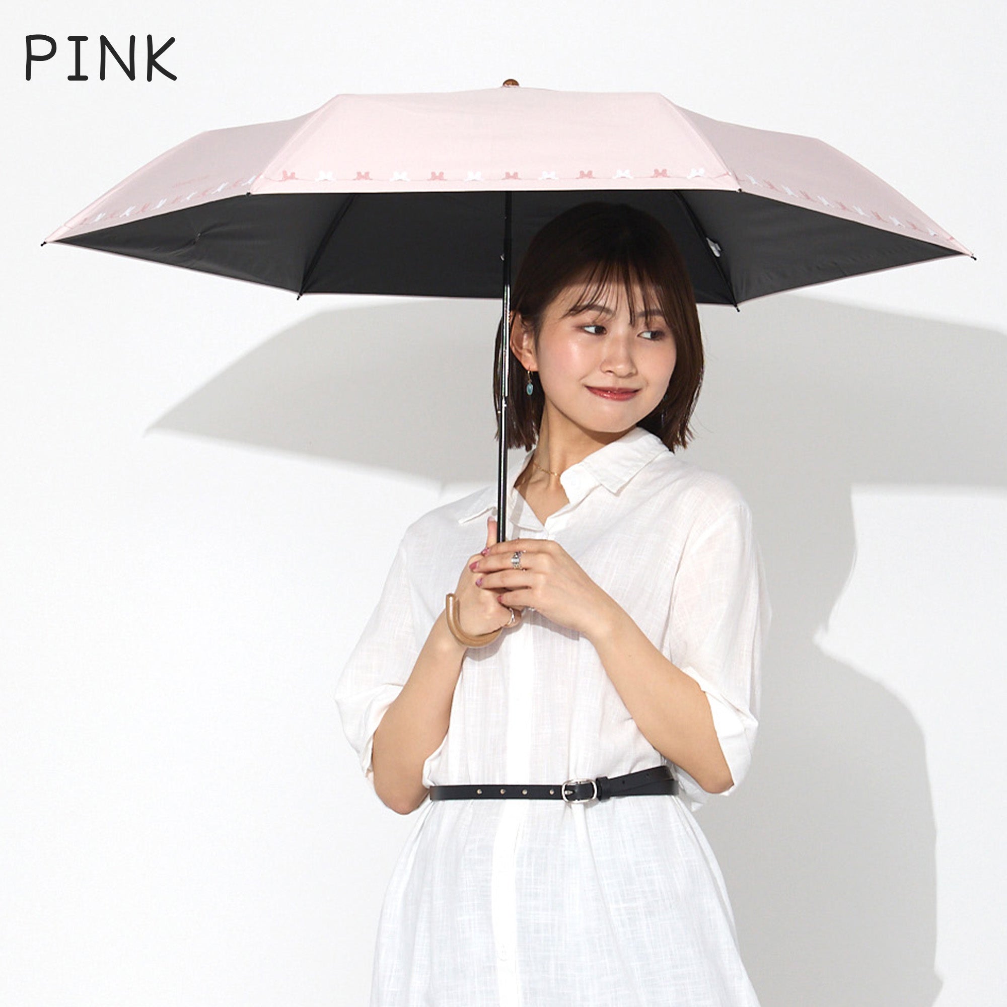 New】リサとガスパール / 日傘 1級遮光 UVカット 晴雨兼用 折たたみ傘