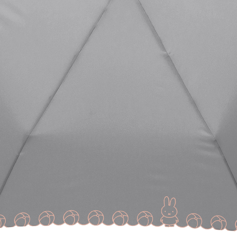 【New】miffy ミッフィー / 折りたたみ傘 1級遮光 UVカット レディース傘 晴雨兼用 ミニ コンパクト 刺繍