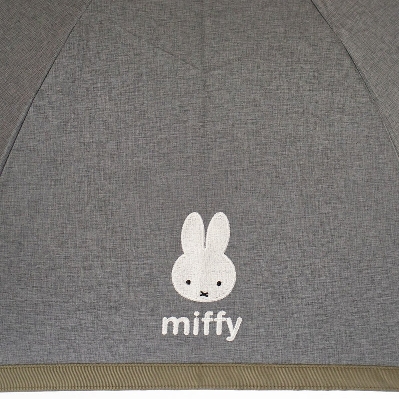 【当店限定販売】miffy ミッフィー / 折りたたみ傘 1級遮光 UVカット レディース傘 晴雨兼用 畳みやすい くるっとポン シャンブレー