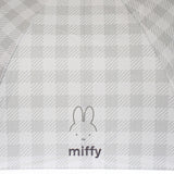 【当店限定販売】miffy ミッフィー / 折りたたみ傘 1級遮光 UVカット レディース傘 晴雨兼用 畳みやすい くるっとポン ギンガムチェック