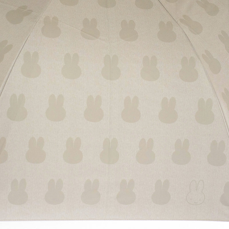 【当店限定販売】miffy ミッフィー / 折りたたみ傘 1級遮光 UVカット レディース傘 晴雨兼用 畳みやすい くるっとポン オイルプリント風