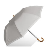 東レ サマーシールドⅡⓇ/ 晴雨兼用 無地 オーガンジー切り継ぎ スマートタイプ 2段折 折りたたみ傘 親骨50cm 簡単開閉 晴雨兼用傘 レディース傘