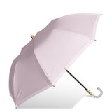 東レ サマーシールドⅡⓇ/ 晴雨兼用 無地 オーガンジー切り継ぎ スマートタイプ 2段折 折りたたみ傘 親骨50cm 簡単開閉 晴雨兼用傘 レディース傘
